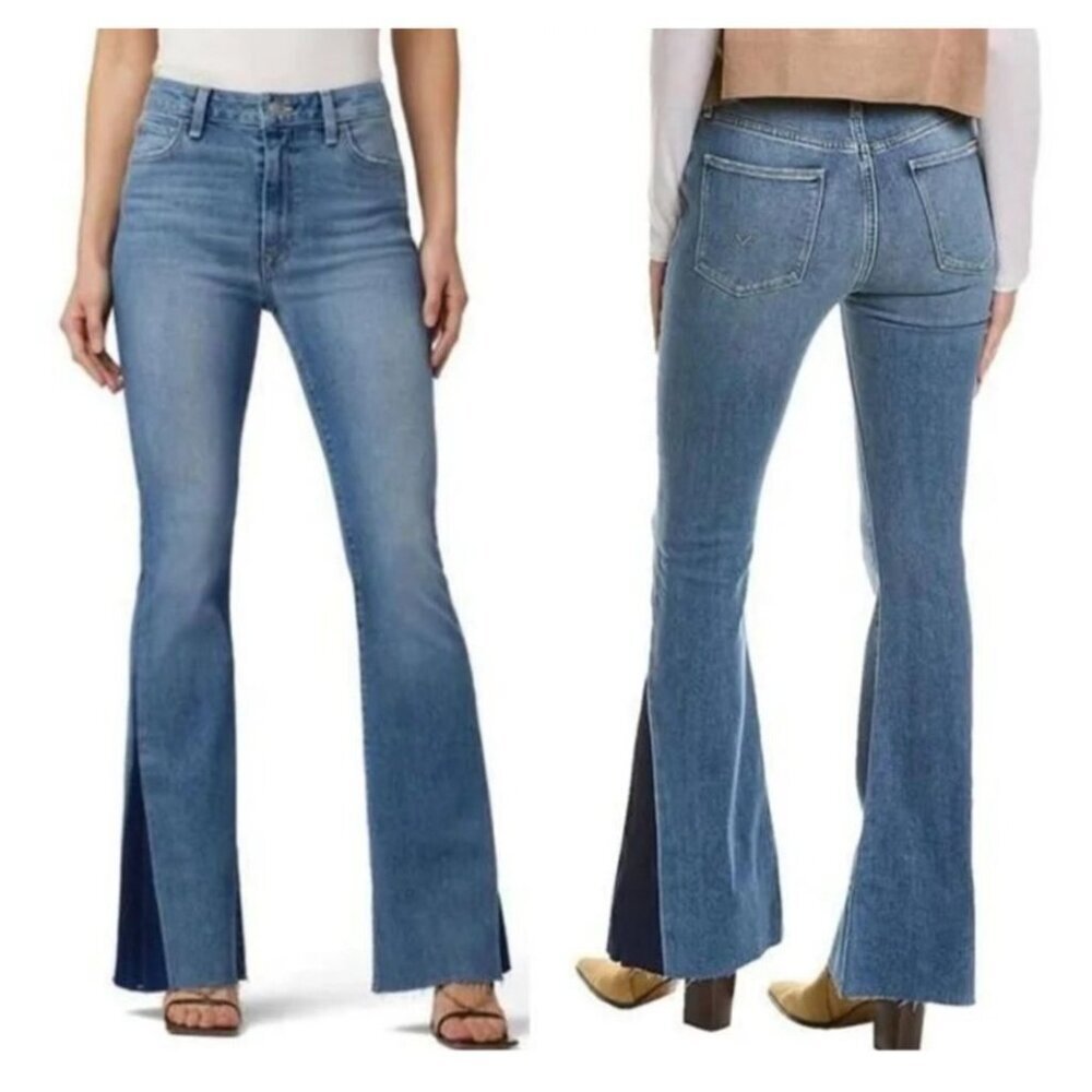 Hudson Women's Heidi High Rise Flare Blue Size 27 Western Cowboy‎ Cowgirl Boho